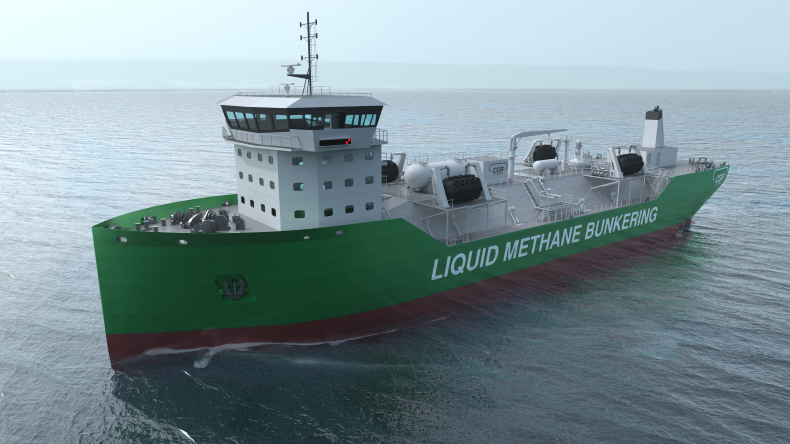 CGR Arctic Marine LNG bunkering vessel design 