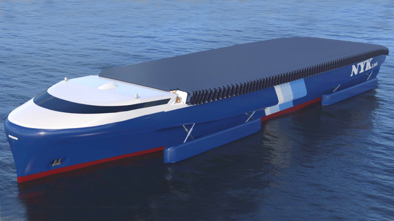 NYK artificial intelligence vessel at sea