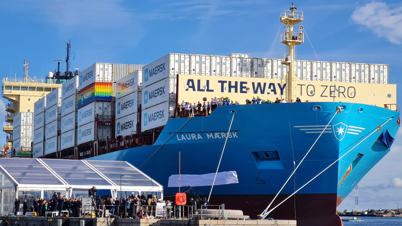 Laura Maersk alongside in Copenhagen 09 2023