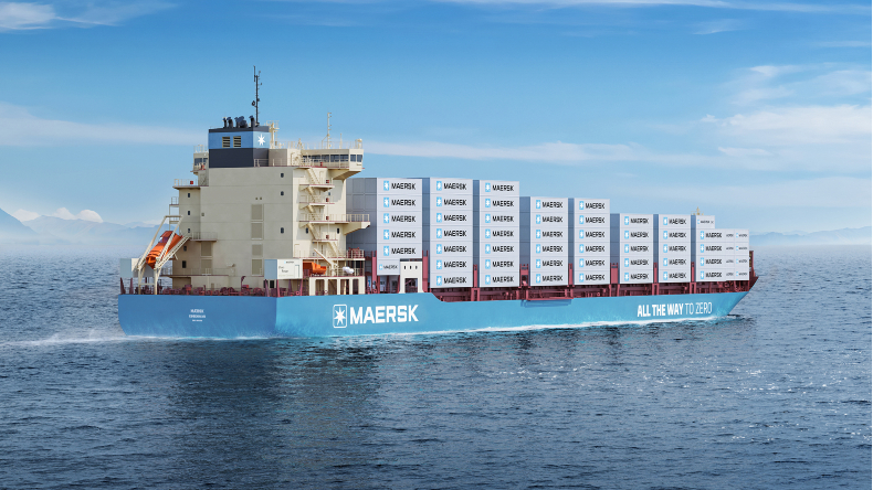 Maersk Line containership at sea