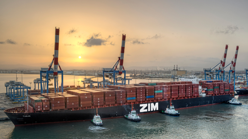 Zim containership Tianjin 