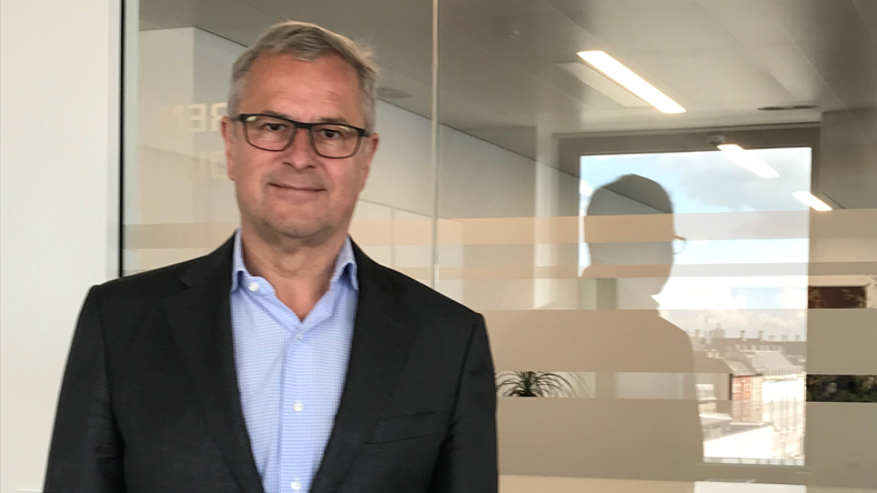 Maersk chief executive Søren Skou, July 2019, by Janet Porter