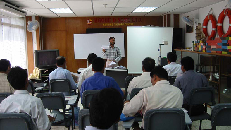 Bangladesh Maritime Training Institute lecture seafarers crew training 