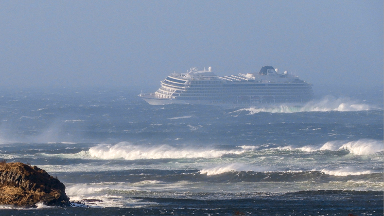 Viking Sky in rough weather