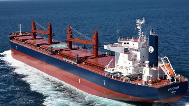 Belships bulk vessel Belforest ultramax
