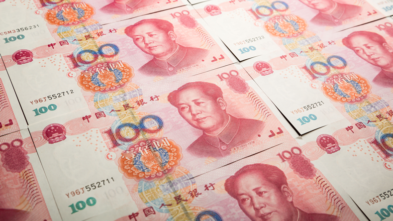 Chinese currency. Credit Gang Liu / Alamy Stock Photo