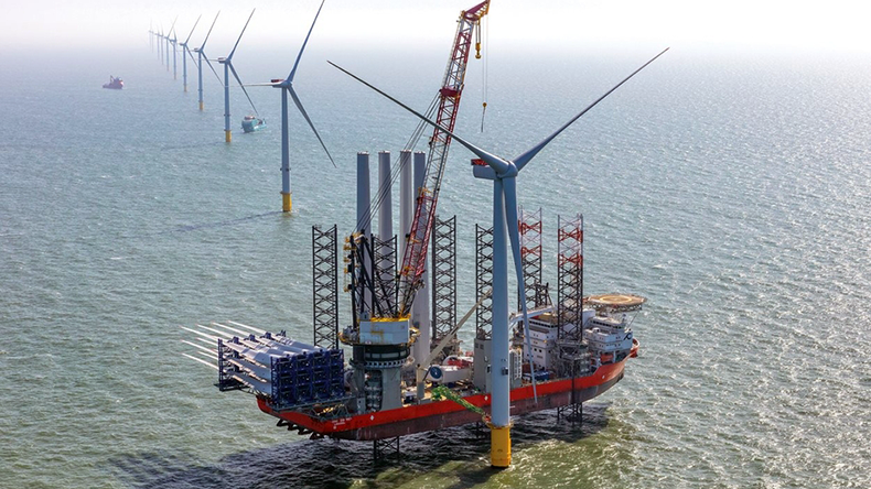 Offshore wind farm in Europe