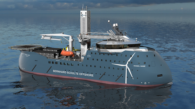 Wind commissioning service operation vessel July 2023 Credit Bernhard Schulte Offshore