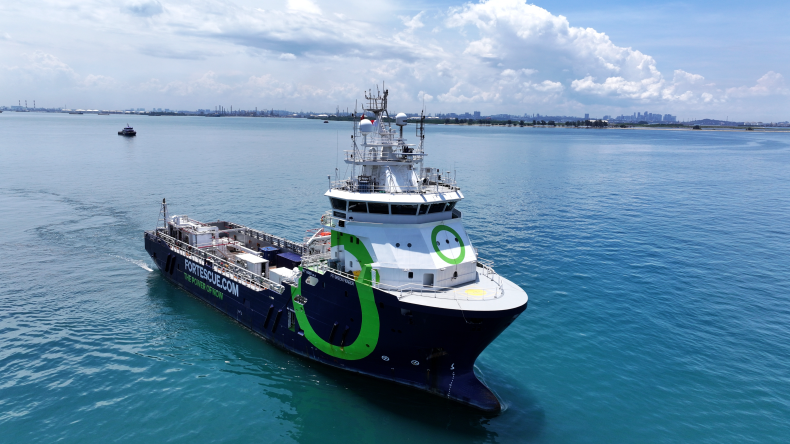 Ammonia-powered vessel Fortescue Green Pioneer