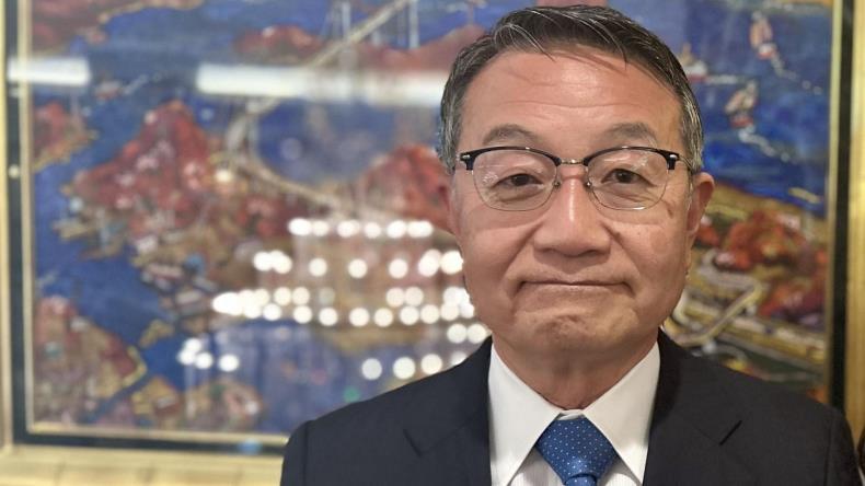 Headshot of MOL chairman Junichiro Ikeda