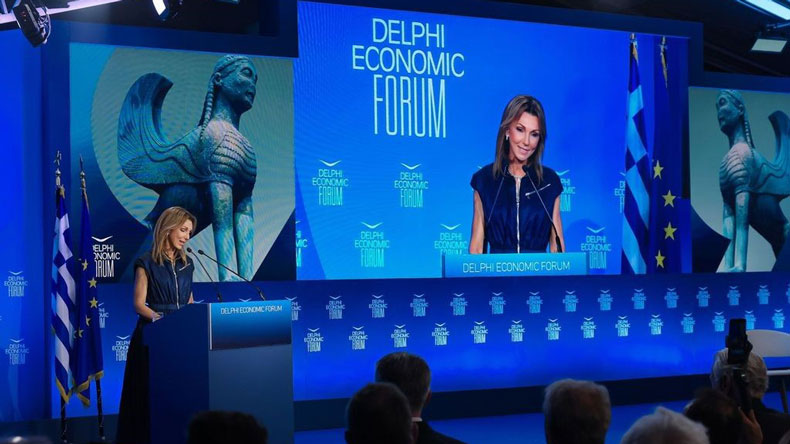 Melina Travlos at the Delphi Economic Forum 2024