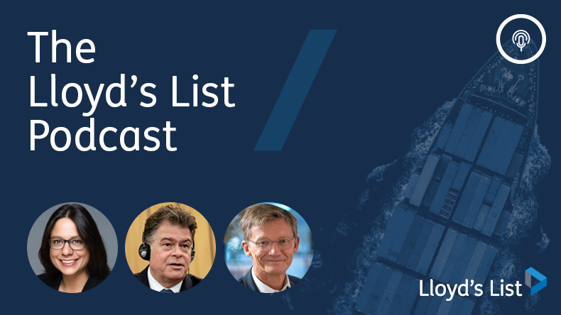 On the Lloyd’s List podcast from left: Myrto Tripathi from Voices of Nuclear, Mikal Boe from Core Power and Bureau Veritas’ Matthieu de Tugny.