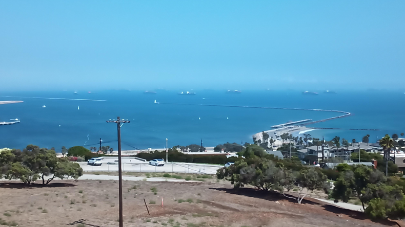 View from the Marine Exchange of Southern California. Credit MXSOCAL via Twitter