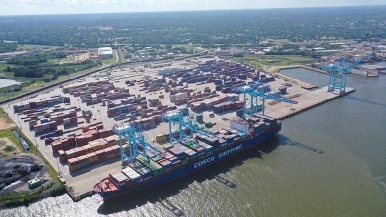 The port of Mobile, Alabama. APMT Credit: APM Terminals