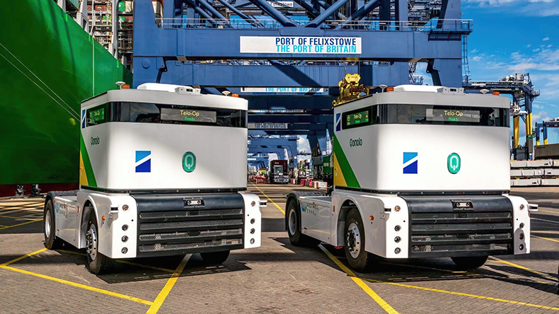 Hutchinson Westwell’s Q-Trucks at port of Felixstowe