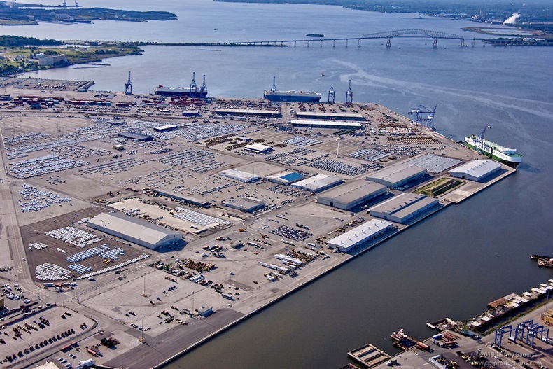 Baltimore's Dundalk Marine Terminal. Credit: Jeffrey Sauers