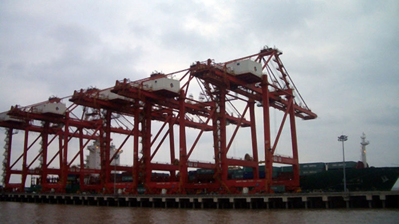 Taicang port on the Yangtze