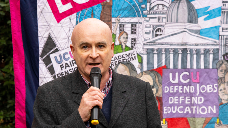Mick Lynch, general secretary of the RMT union. Picture: Tommy London / Alamy Stock Photo