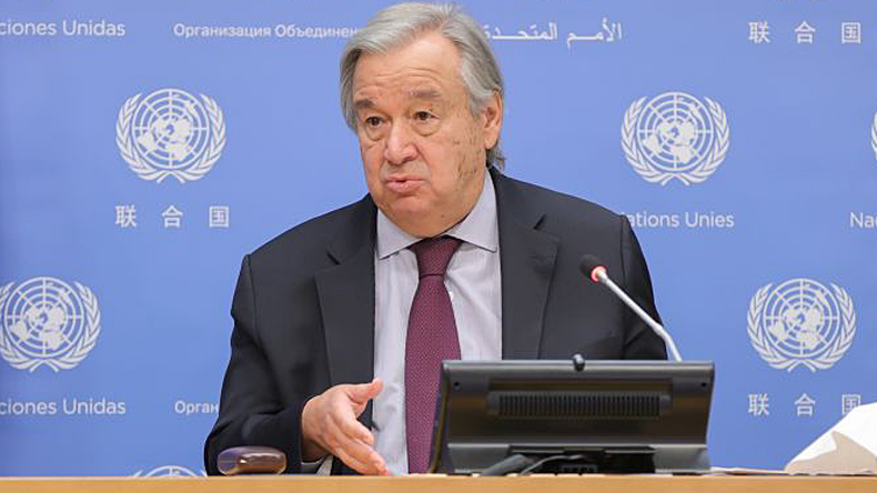UN secretary-general Antonio Guterres. Credit EuropaNewswire/Gado/Getty Images