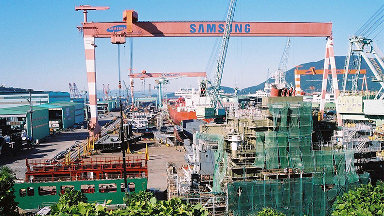Samsung Heavy Industries' Koje yard