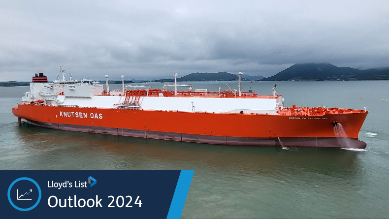 Knutsen LNG vessel Gordon Waters, delivered 2023 