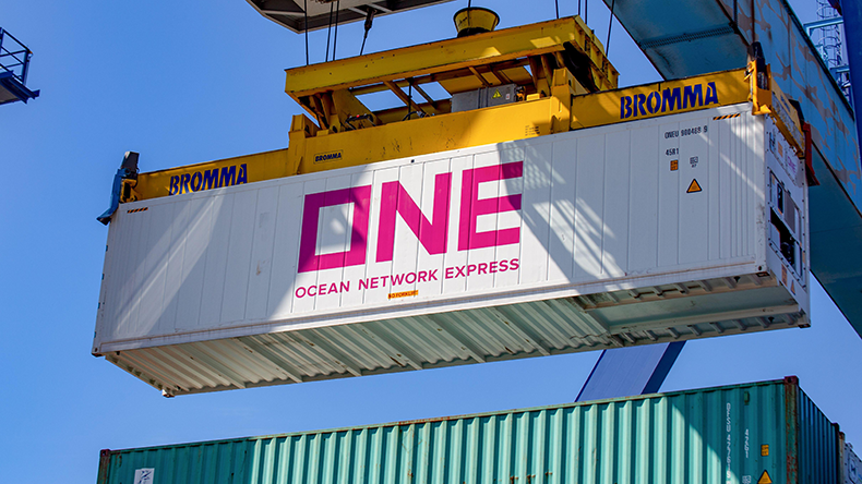 ONE logo on container