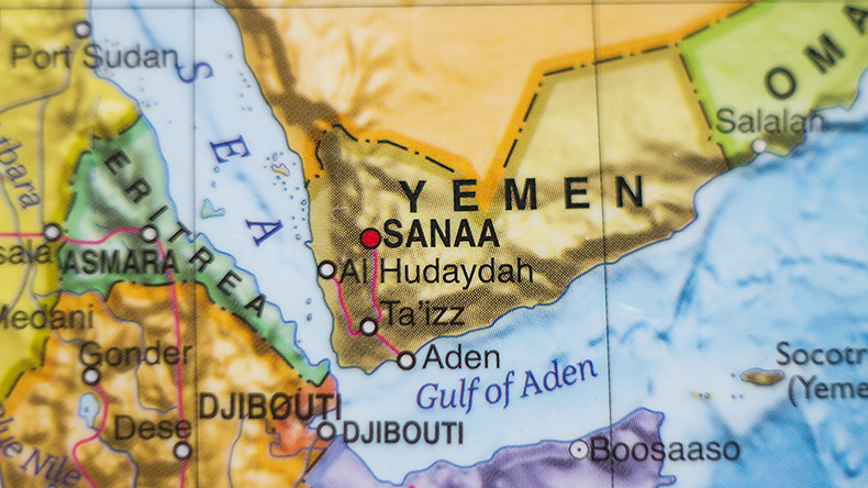 Republic of Yemen map