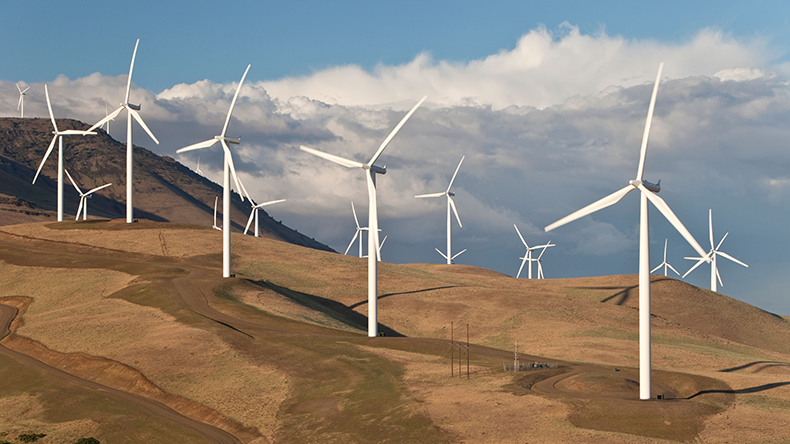  Wind farm, overlooking Columbia River. - Image ID: BNATB2 