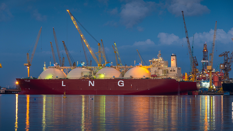 LNG carrier in Singapore