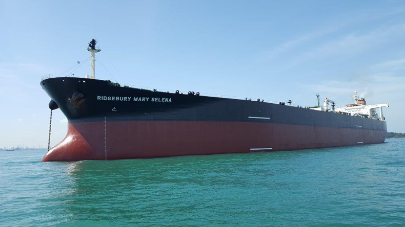 Ridgebury oil tanker at sea