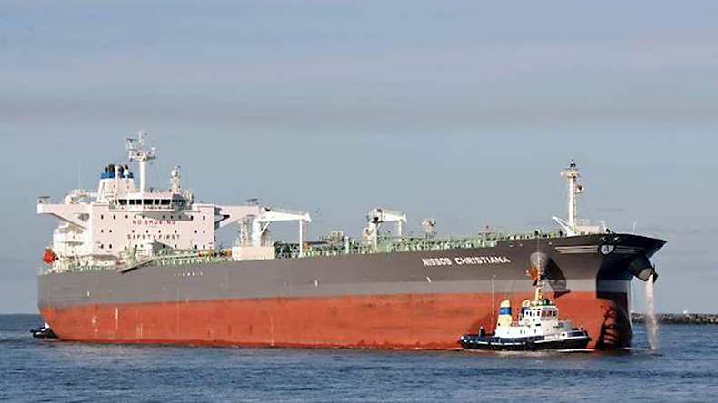 Tanker Nissos Christiana at sea