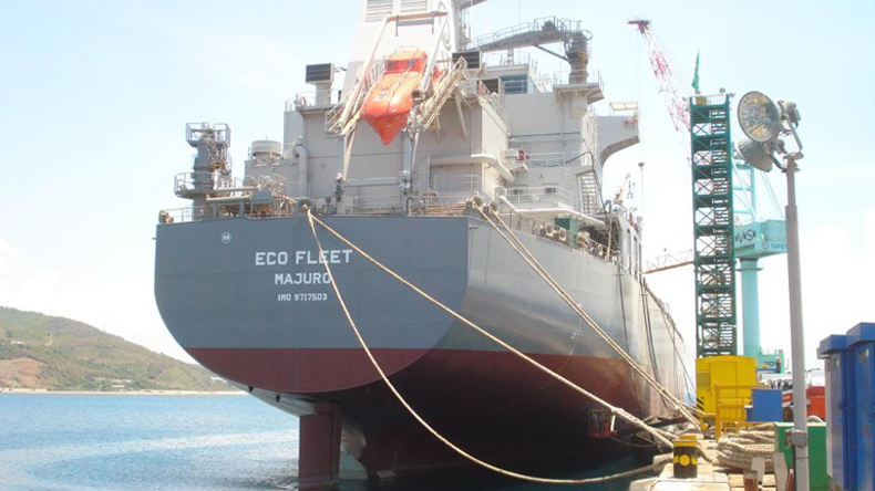 The 39,200 dwt handysize MR1 product/chemical tanker Eco Fleet when owned by Top Ships