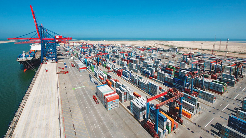 Port Said, Egypt: Suez Canal Container Terminal