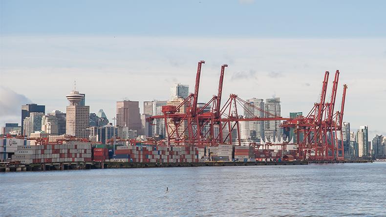 Vancouver, Canada: Centerm container terminal 