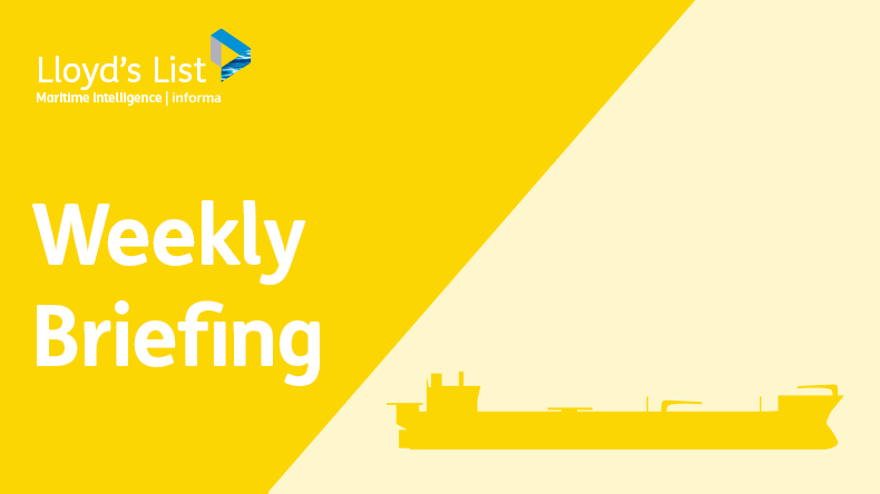 Weekly briefing: tankers